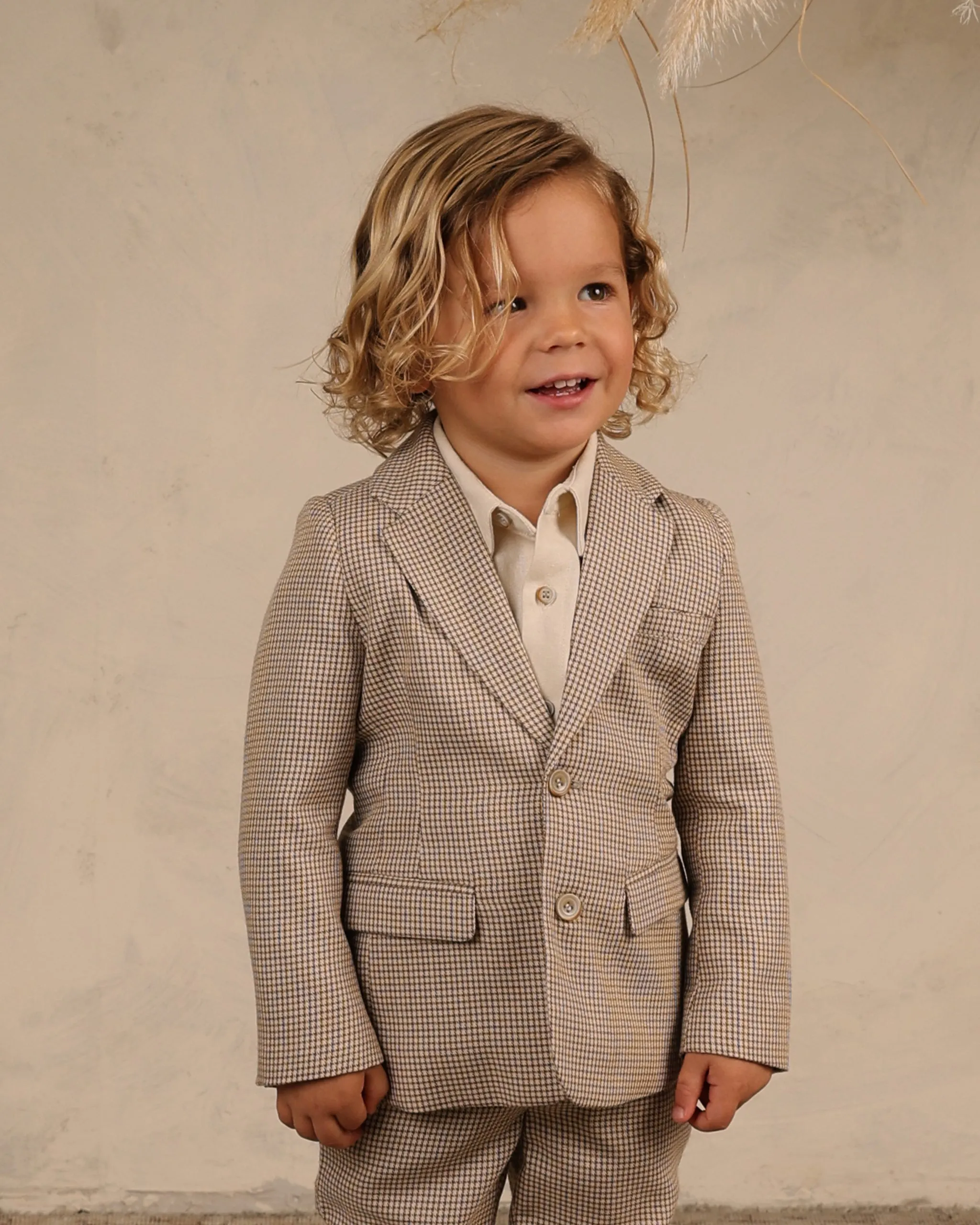 The Sebastian Blazer by Noralee - Golden Houndstooth - KIDS