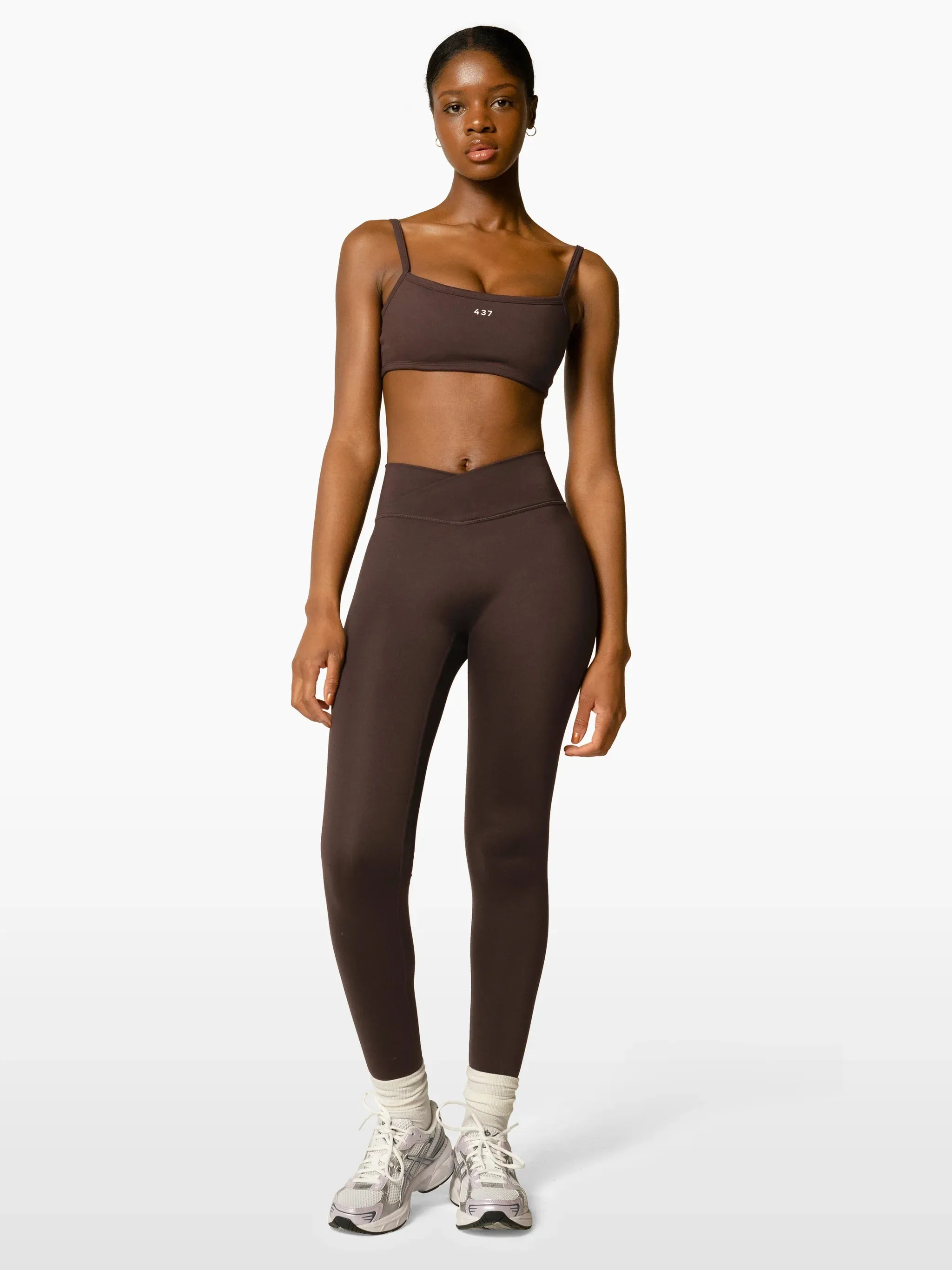 The V Legging / Espresso