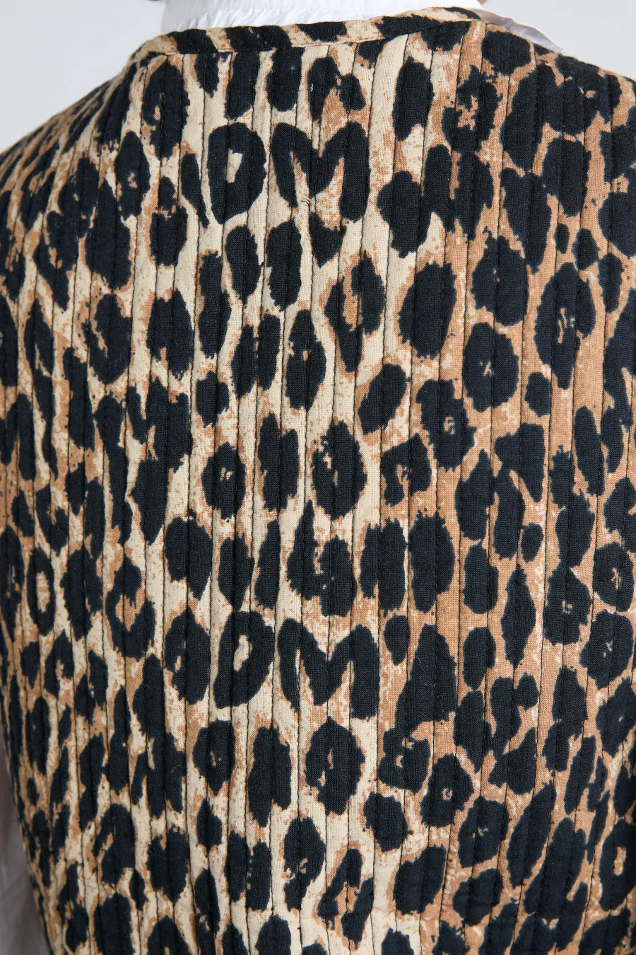 tilly gilet - leopard