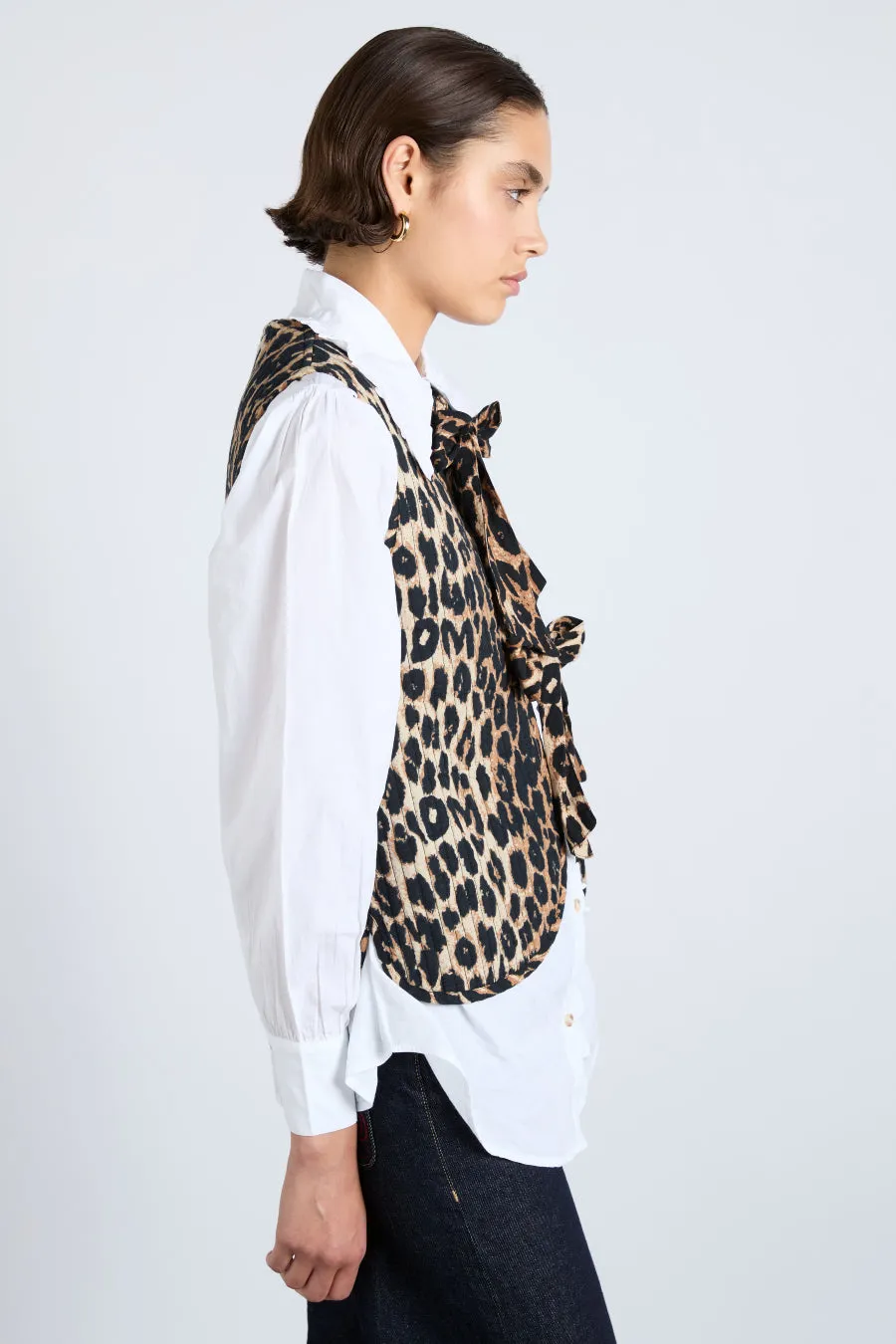 tilly gilet - leopard