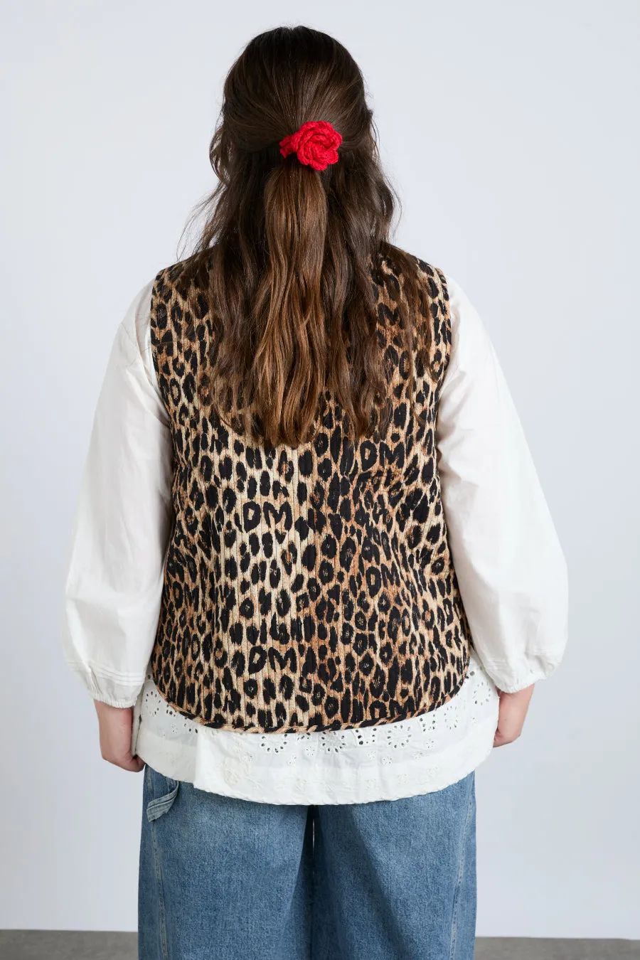 tilly gilet - leopard