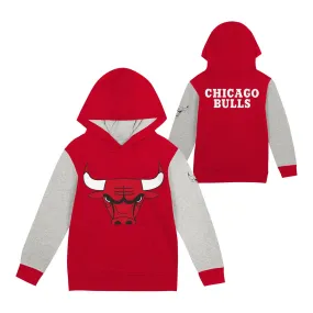 Toddler Chicago Bulls Outerstuff Fair Catch Pullover Hooded Sweatshirt