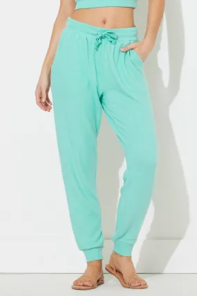 Tropical Green Hacci Jogger