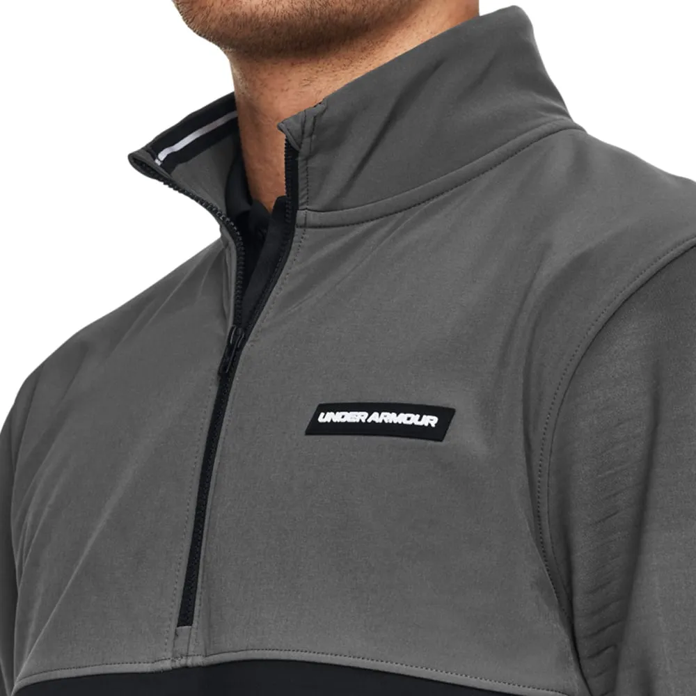 Under Armour Storm Daytona 1/2 Zip Pullover - Castlerock/White