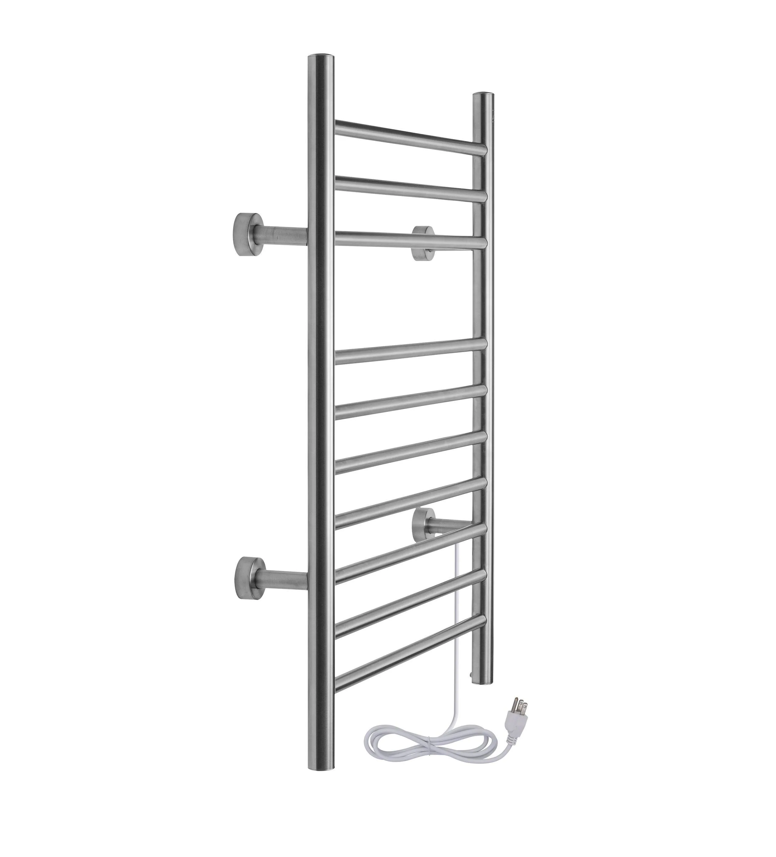 WarmlyYours Infinity Straight Dual Connect (Hardwired and Plug in) Towel Warmer  - 23.6"w x 32"h