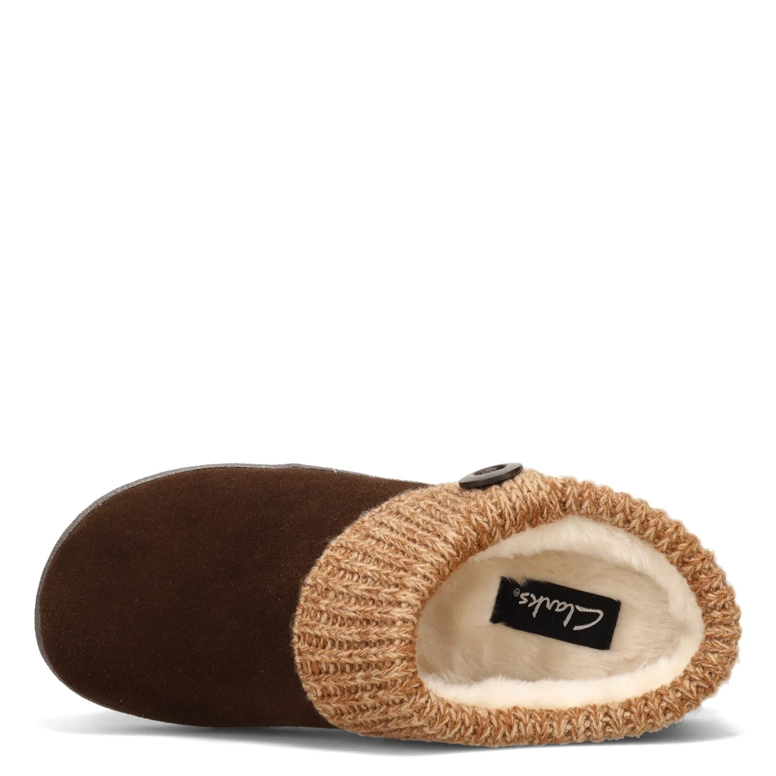 Women's Clarks, Sweater Collar Slipper