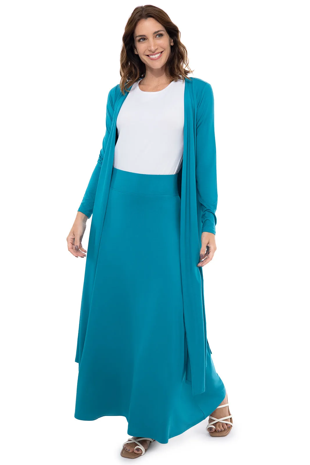 Women's Fabyan Maxi Skirt | Tahitian Teal