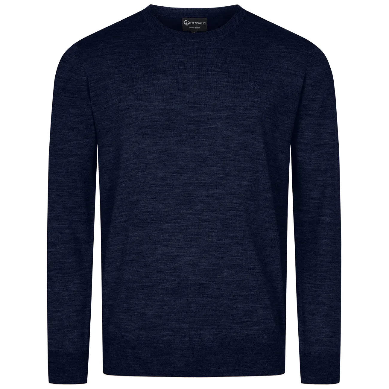 Wool Pullover Light Round Neck Men