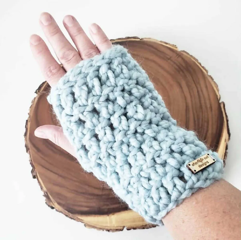 Wrist Warmers in Glacier