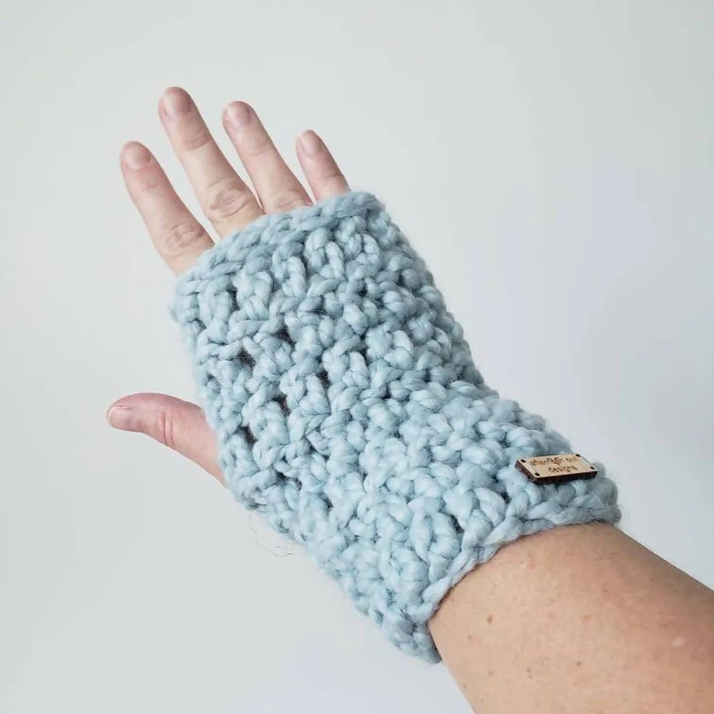 Wrist Warmers in Glacier